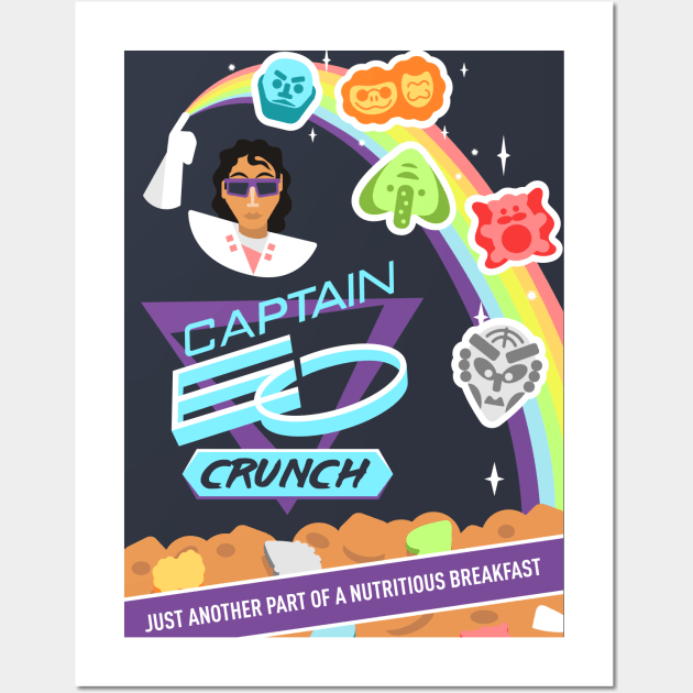 Captain EO Crunch - Designed by Rob Yeo for WDWNT.com Wall Art by WDWNT